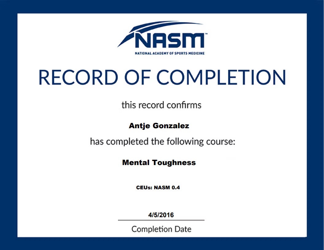 Certification
